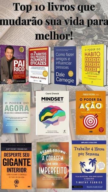 livros para desenvolvimento pessoal