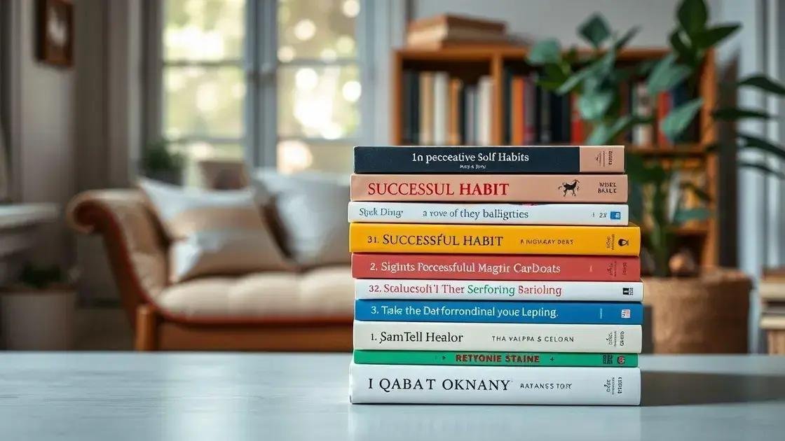Os principais livros sobre hábitos de sucesso