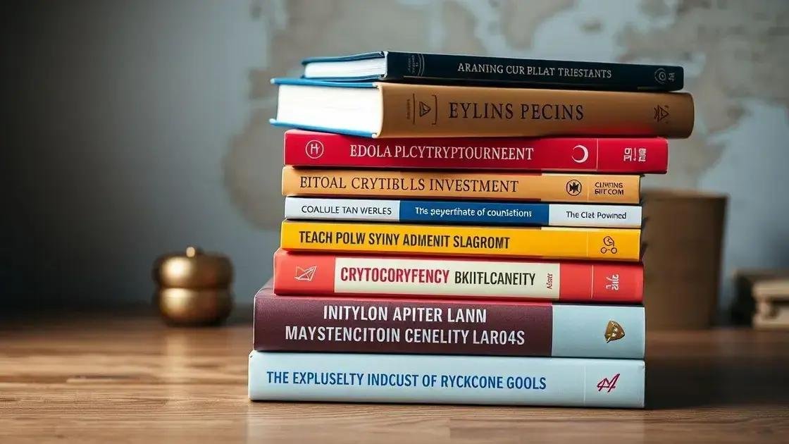 Livros sobre investimentos em criptomoedas: descubra os melhores do mercado