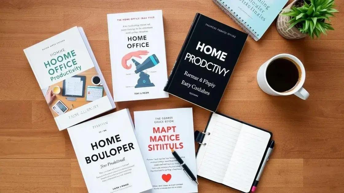Principais livros para iniciar sua jornada home office Principais livros para iniciar sua jornada home office