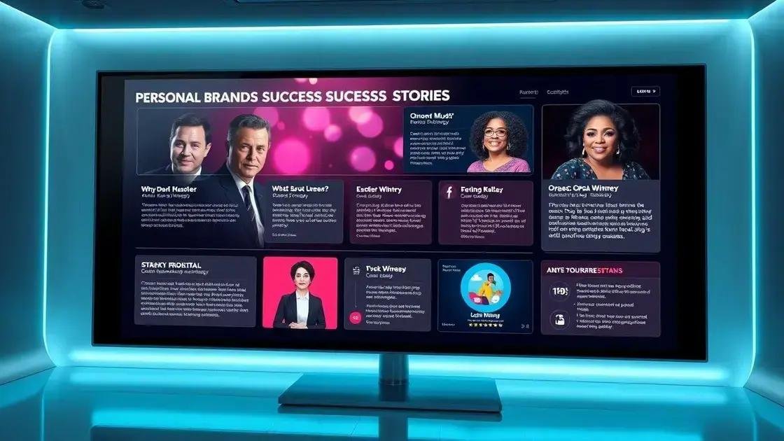 Estudos de caso de sucesso em branding pessoal