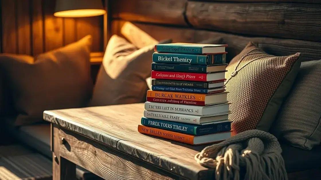 Livros recomendados para construir sua riqueza